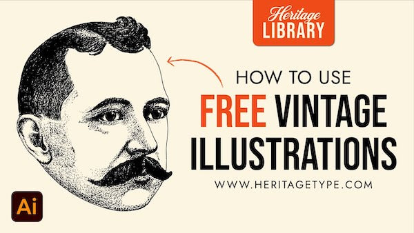 HOW TO EDIT FREE HERITAGE TYPE ILLUSTRATIONS