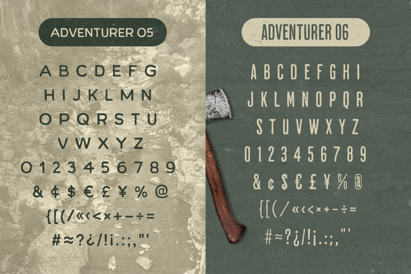 Great Adventurer Font & Graphic Bundle