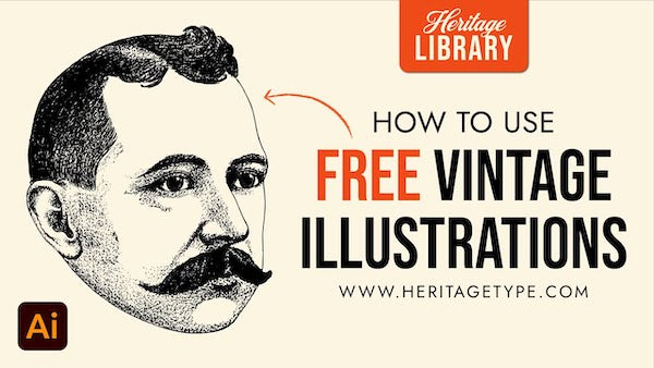 HOW TO EDIT FREE HERITAGE TYPE ILLUSTRATIONS