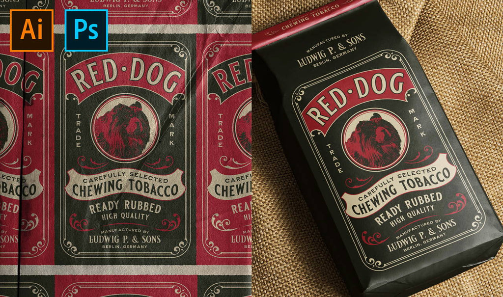 HOW TO DESIGN A CHEWING TOBACCO PACKAGING DESIGN INSPIRED BY THE 20-50
