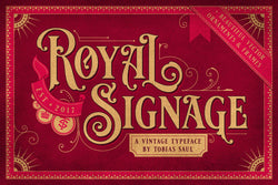 Royal Signage Typeface - HTC GmbH
