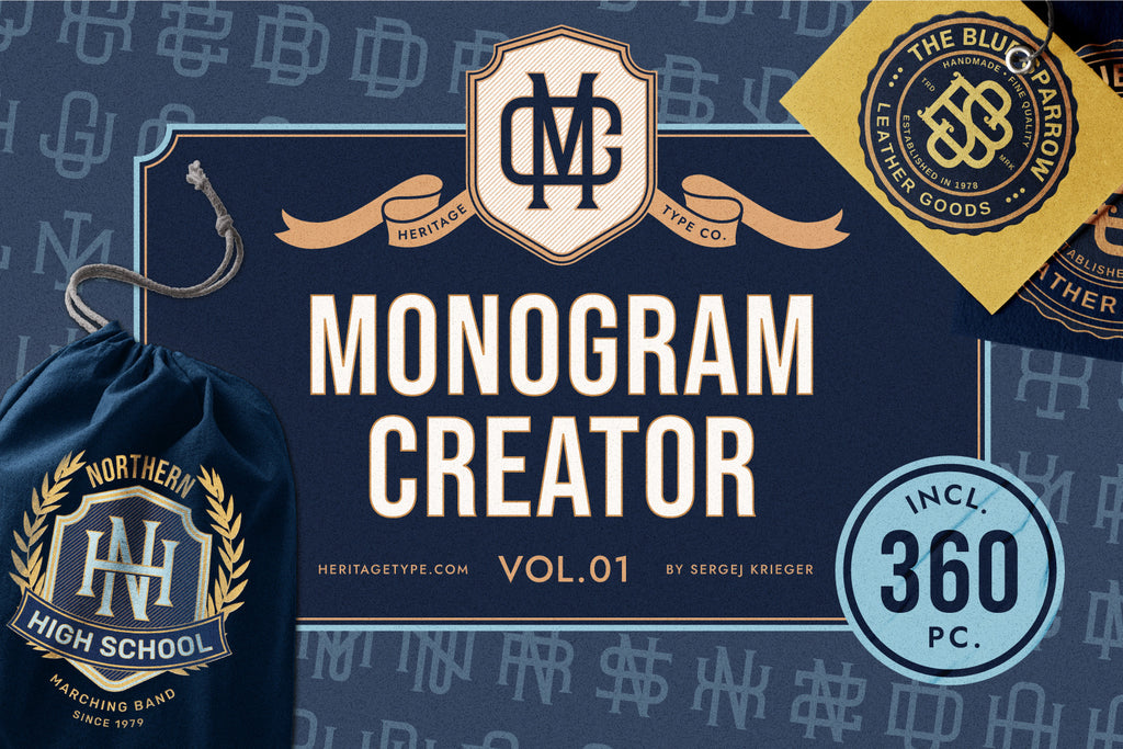 Art Deco Monogram Generator