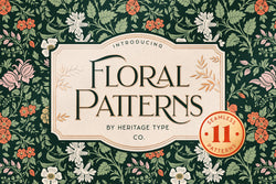 Floral Seamless Patterns Set