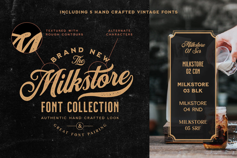 Milkstore Font Collection - HTC GmbH