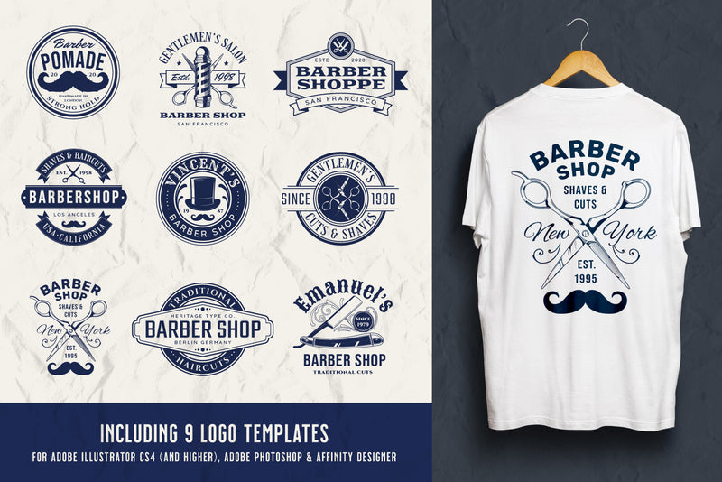 Barber Shop - Illustration Set - HTC GmbH