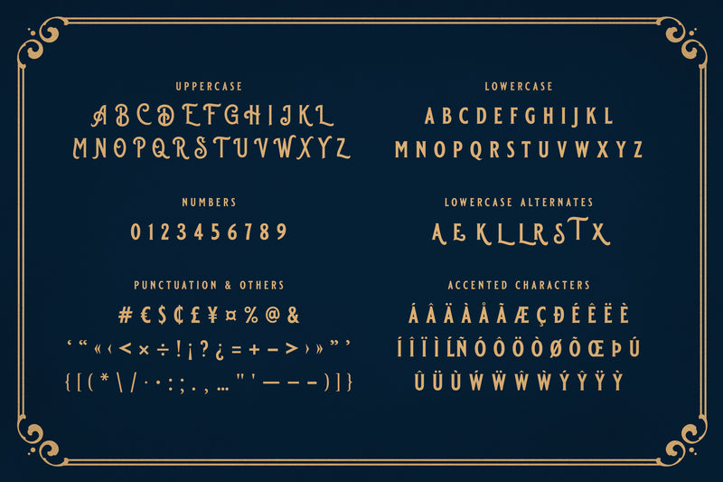 Blackriver Font + Ornaments - HTC GmbH