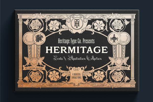 Hermitage Fonts and Illustration Collection