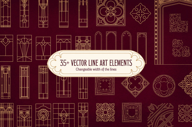 Classic Fonts and Illustration Bundle