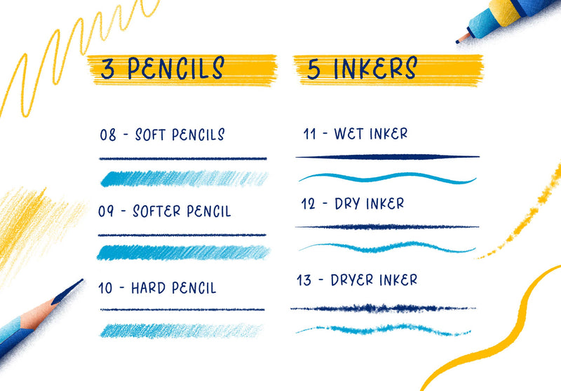 The Kick Off Lettering Toolbox Procreate Set