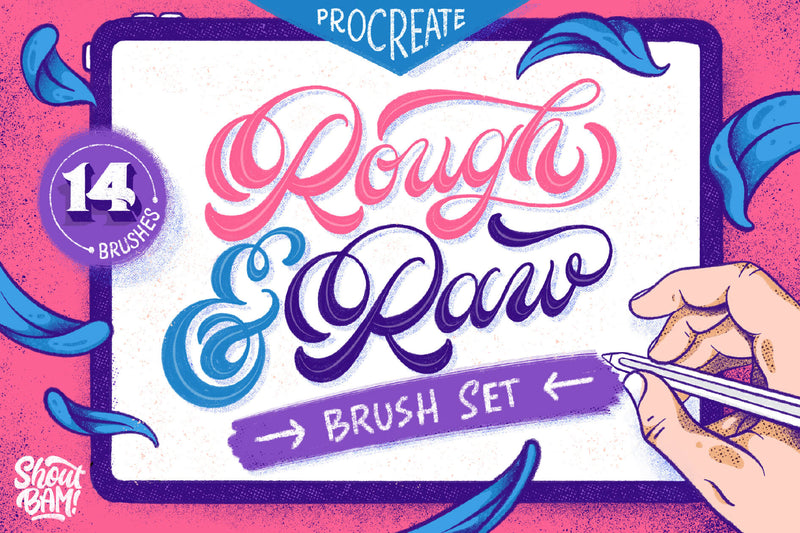 Rough & Raw Procreate Brushes