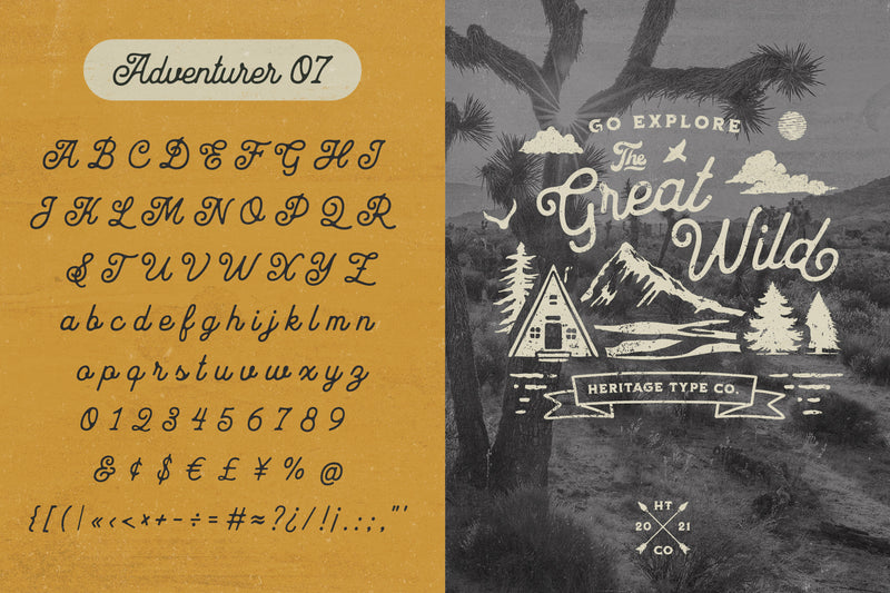 Great Adventurer Font & Graphic Bundle