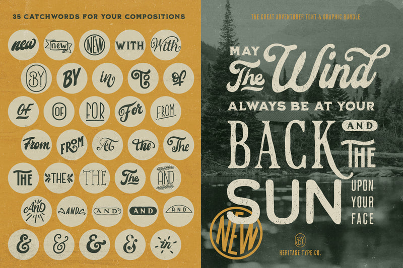 Great Adventurer Font & Graphic Bundle