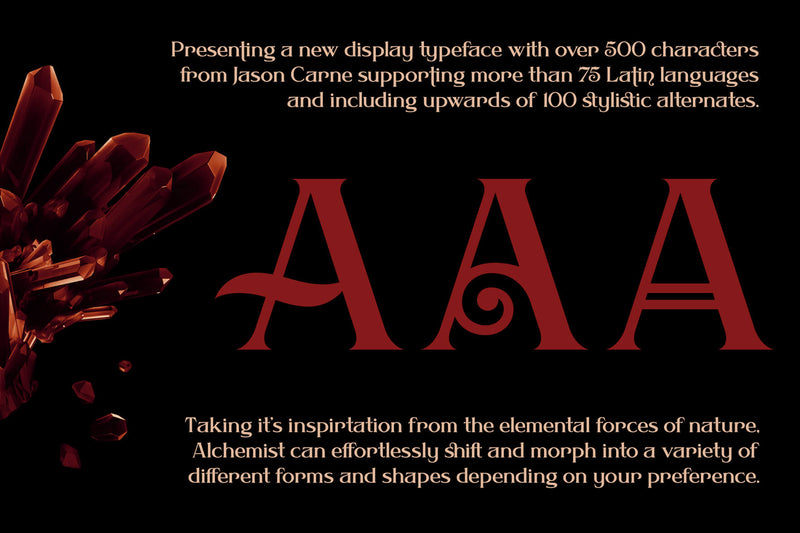 Mystical Font Collection by Jason Carne