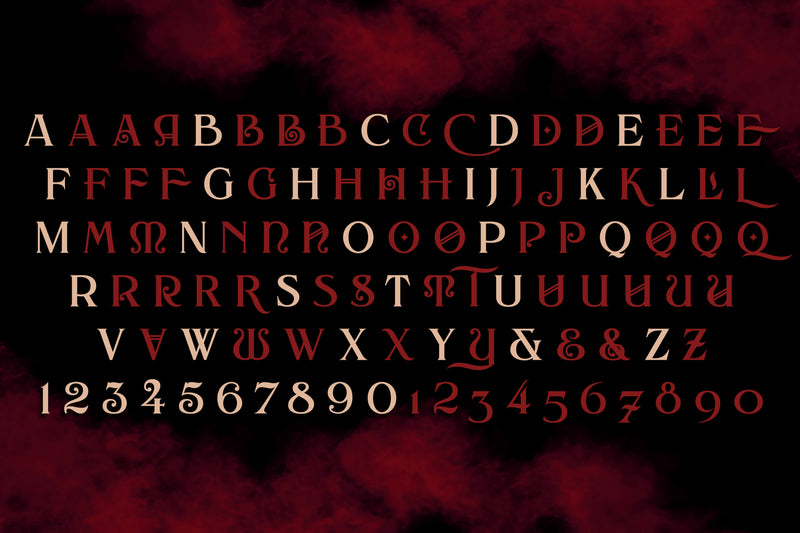 Mystical Font Collection by Jason Carne