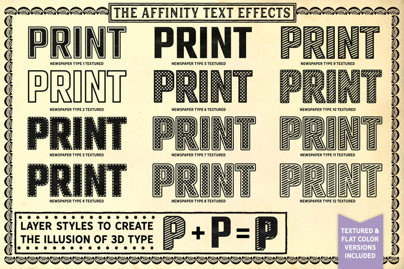 Handcrafted Printer's Supply Set