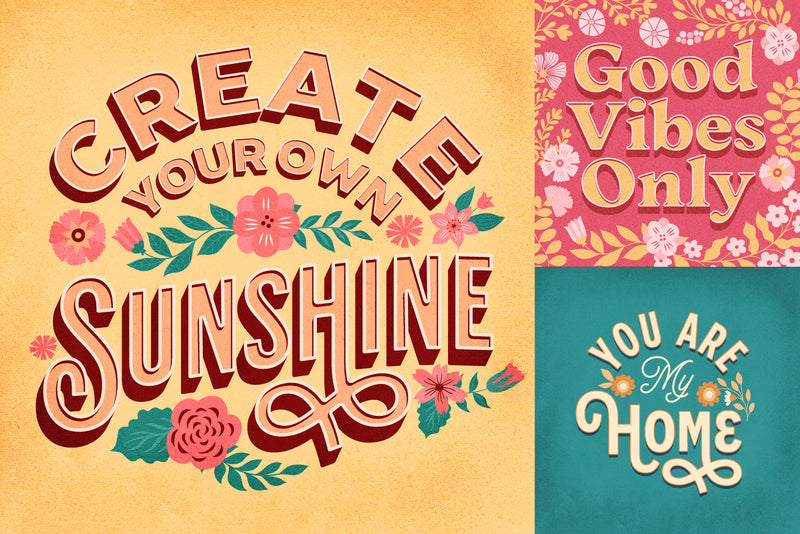 Modern Lettering Fonts Collection