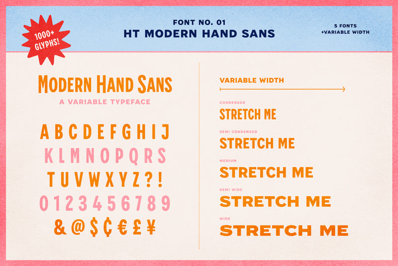 Modern Lettering Fonts Collection