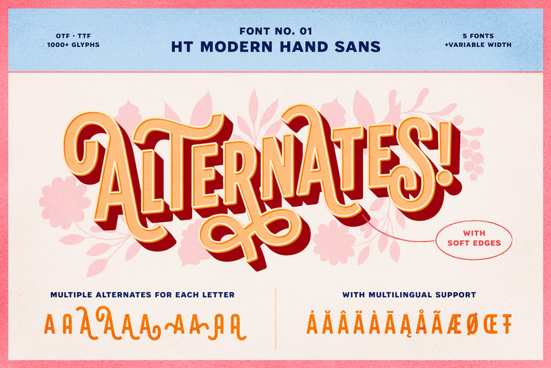 Modern Lettering Fonts Collection