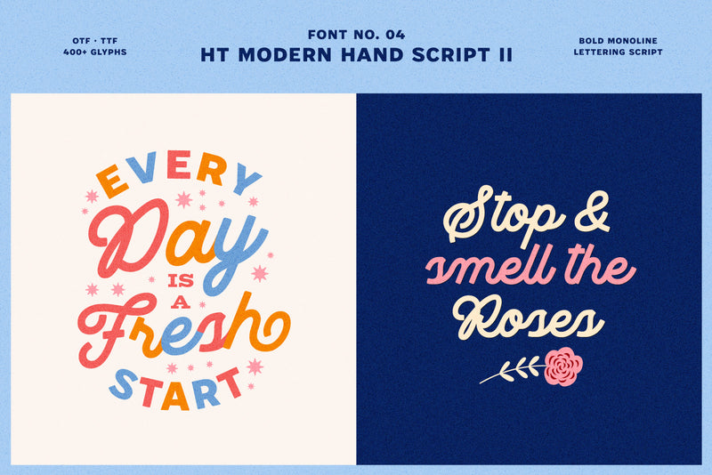 Modern Lettering Fonts Collection