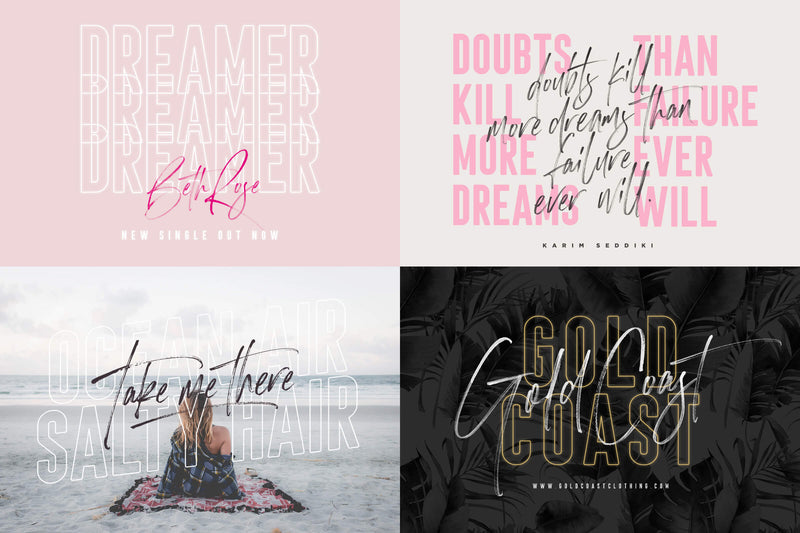 Sunset Drive Font Pack ☀️