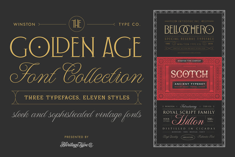 Golden Age Font Collection